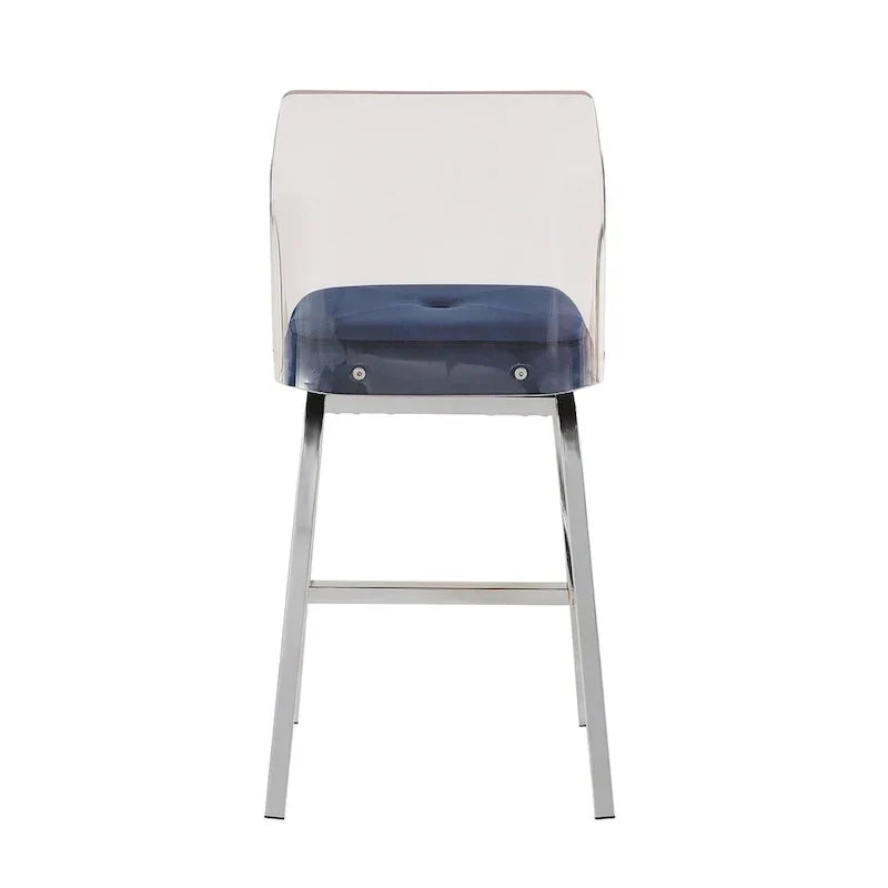 iNSPIRE Q Bold Lennox Velvet Counter Height Stools - Set of 2