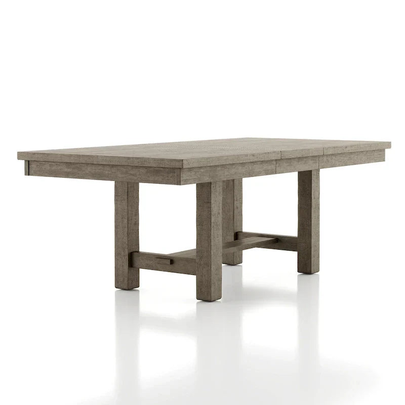 Jusk Rustic Grey Wood 5-Piece Dining Set by Furniture of America