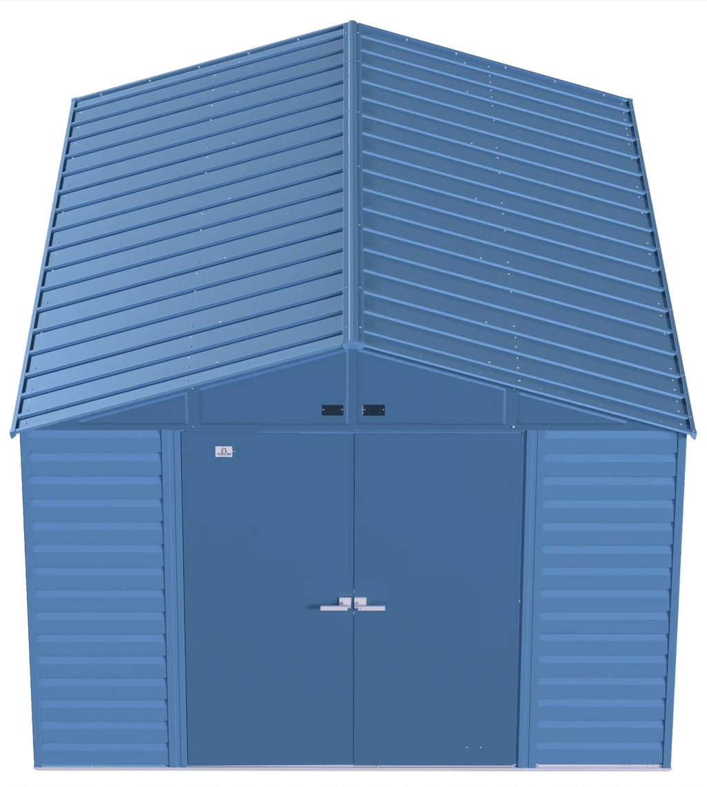 2025 Select Steel Storage Shed, 10x14, Blue Grey