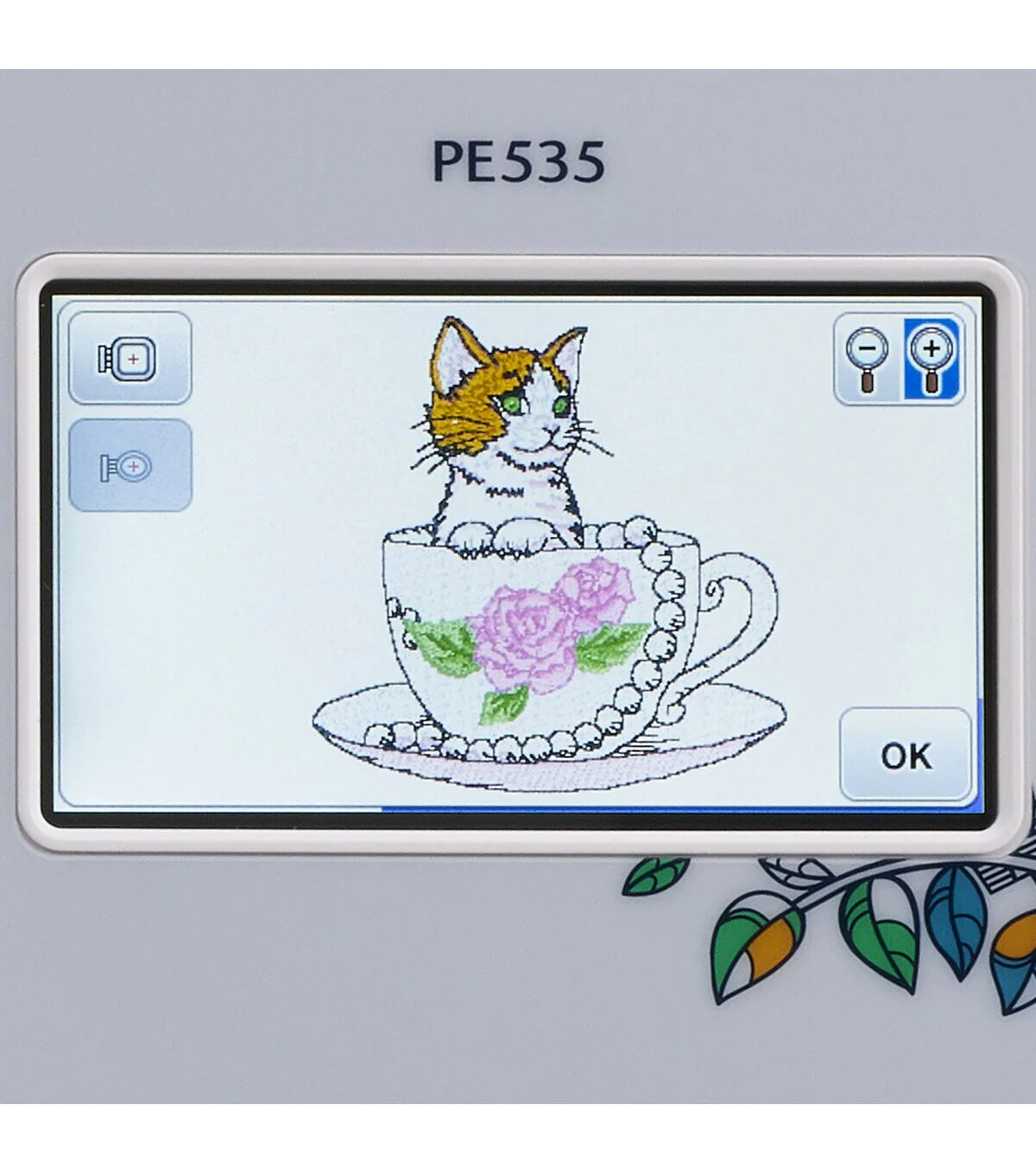 Brother PE535 Embroidery Machine with Large Color Touch LCD Screen