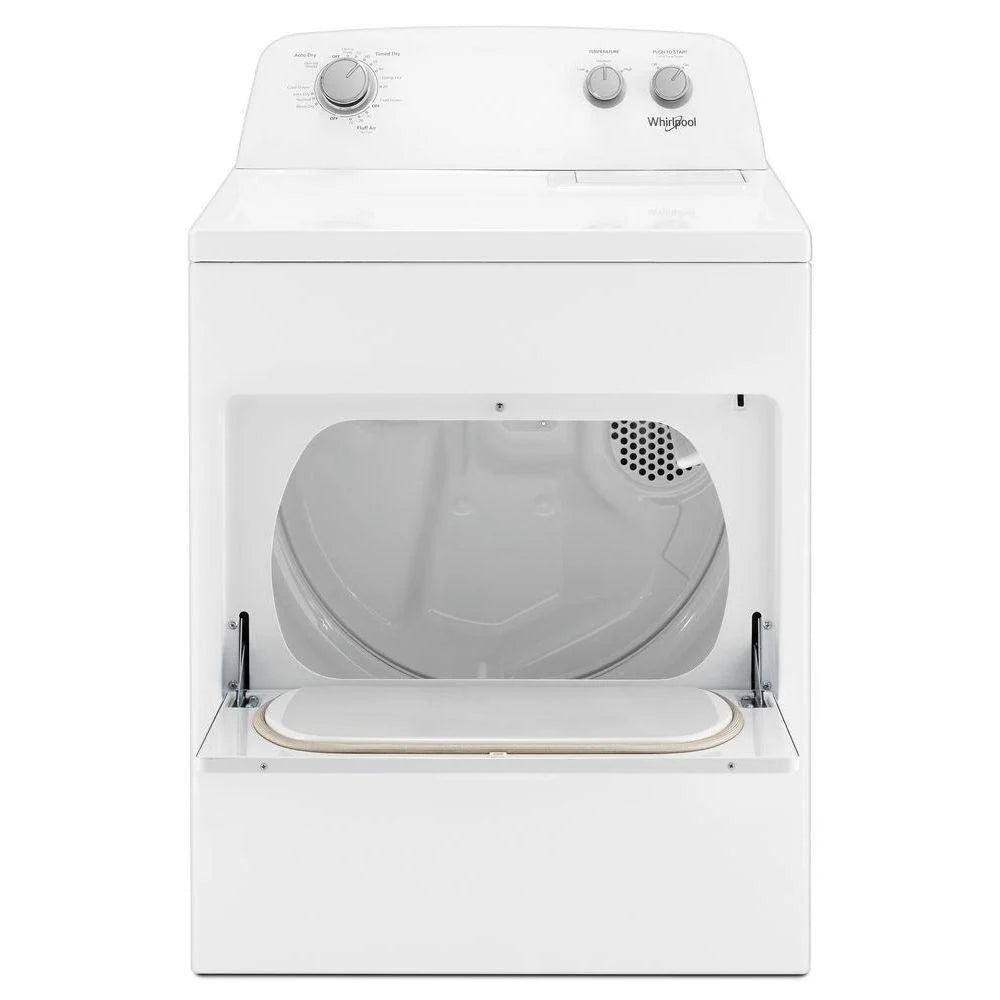 Whirlpool 7.0 cu. ft. electric clothes dryer, AutoDry™ system, Wrinkle Shield™, white (2025 model year)