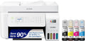 ET-4800 Wireless All-in-One Cartridge-Free Supertank Printer with Scanner, Copier, Fax, ADF and Ethernet C Ideal-for Your Home Office, White