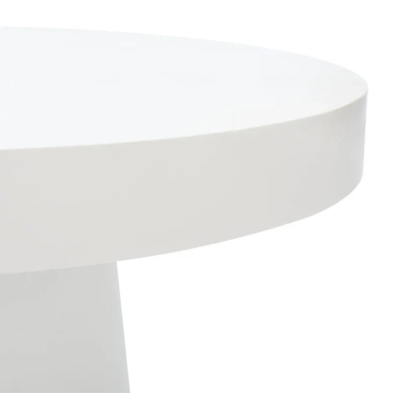 SAFAVIEH Berenice Round Coffee Table - Paper Mache - Dimensions: 31.6" W x 31.6" L x 17.8" H