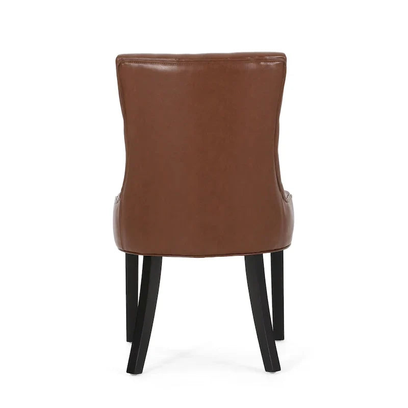 Set of 2 Cheney Tufted Dining Chairs by Christopher Knight Home