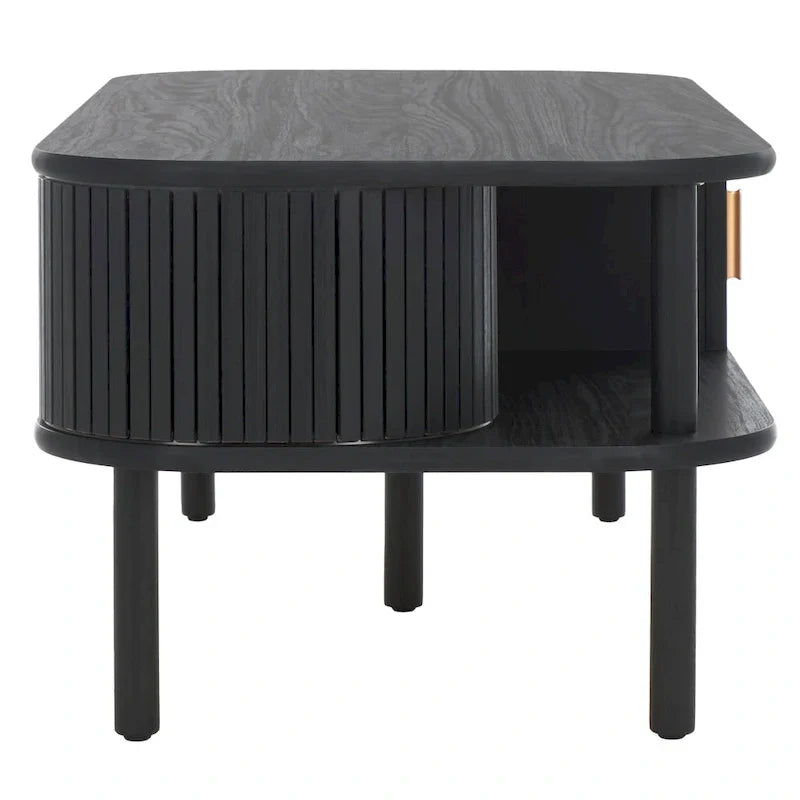 SAFAVIEH Home Tealla 2-Door Tambour Coffee Table - 43"W x 22"D x 17"H