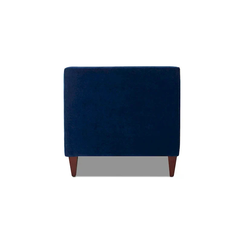 Jack 84 Mid-Century Modern Tuxedo Sofa with Decorative Bolster Pillows
