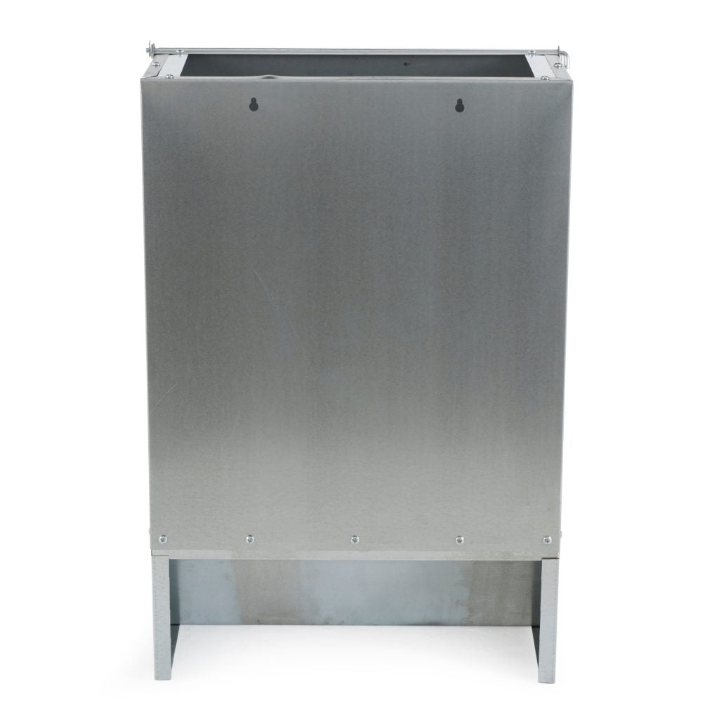 Brower 2 Door Hog Supplement Feeder, 3.7 Bushels, Weather-Resistant, Alloy Steel, Feeds 8 Hogs