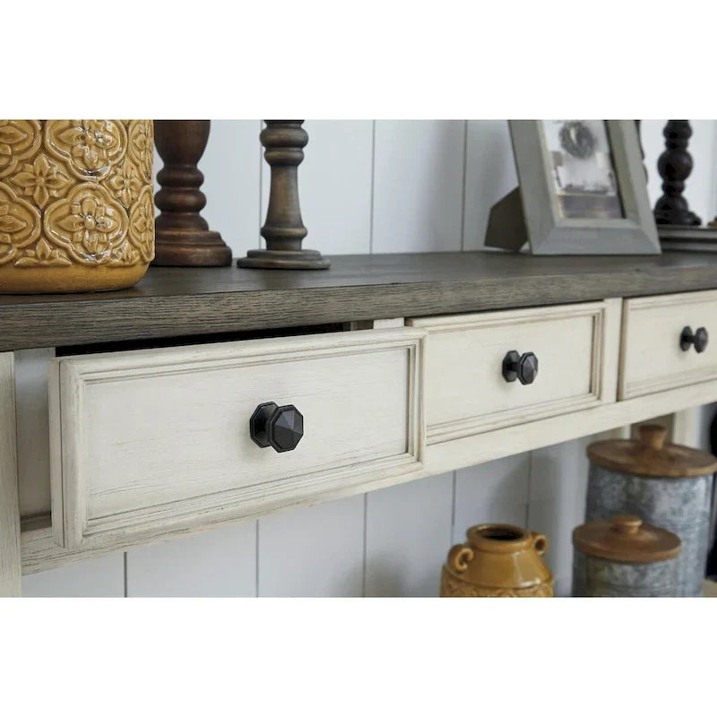 Signature Design by Ashley Bolanburg Rustic Farmhouse Sofa Table