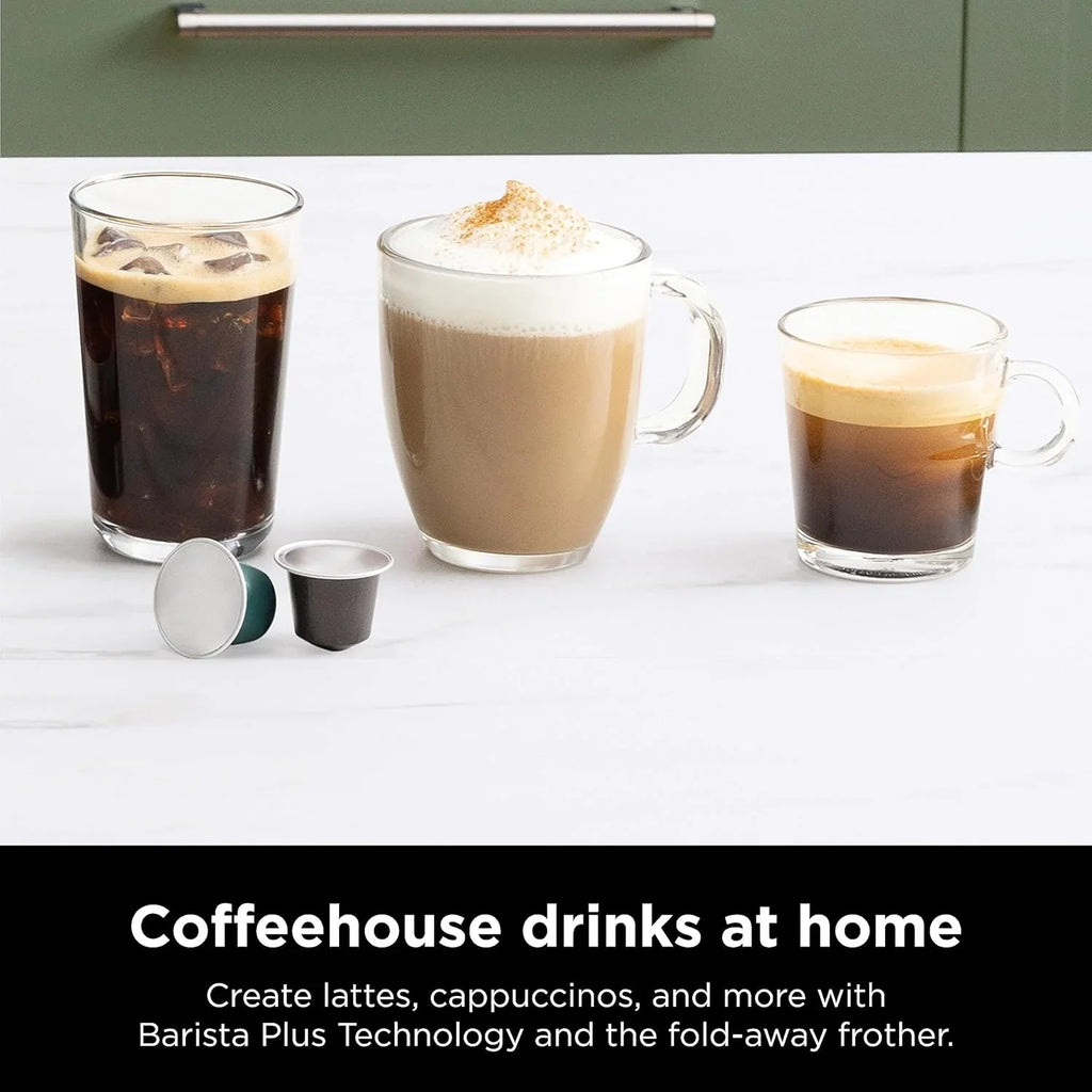 Ninja Espresso & Coffee Maker & Barista System, 3 Espresso Brew Styles