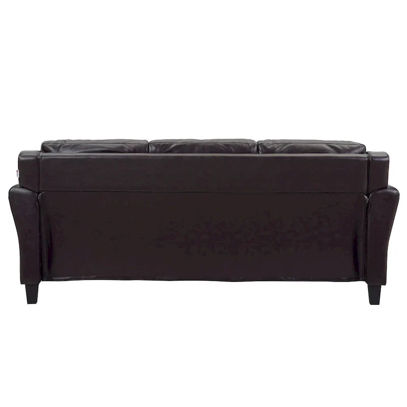 iLounge Harvard Faux Leather Couch
