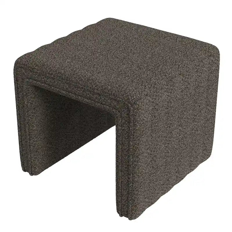 HomePop Contemporary Channel-Designed Ottoman