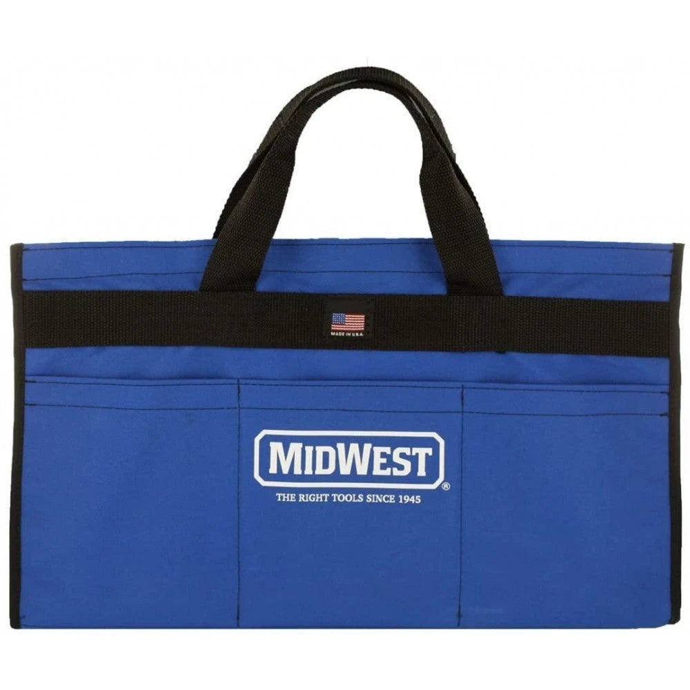 MIDWEST HVAC Tool Kit – 9 Piece Set Includes Aviation Snips with Metalworking Tools & Bag – MWT-HVACKIT03