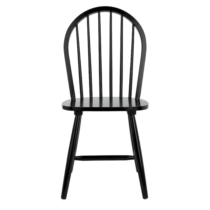 Set of 2 SAFAVIEH Delcie Oval Back Spindle Dining Chairs - Dimensions: 17.9" x 19.7" x 37"