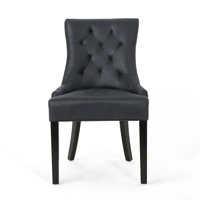 Set of 4 Contemporary Tufted Dining Chairs - Hayden Collection by Christopher Knight Home