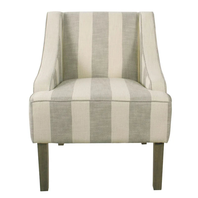 HomePop Classic Swoop Arm Accent Chair" can be rewritten as "HomePop Elegant Swoop Arm Accent Chair.