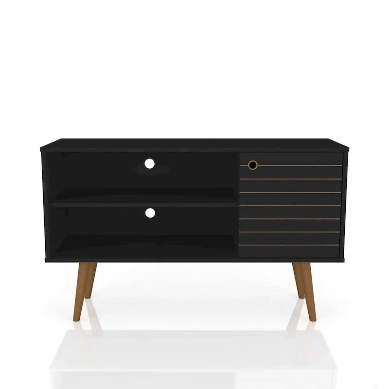 Mid-Century Modern Liberty Dual-Shelf TV Console