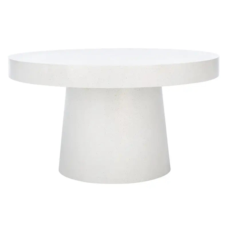 SAFAVIEH Berenice Round Coffee Table - Paper Mache - Dimensions: 31.6" W x 31.6" L x 17.8" H