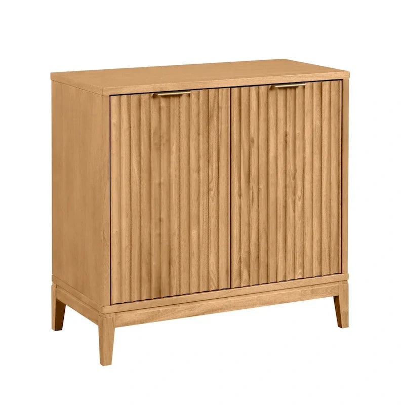 Jasper Contemporary Sideboard - Kitchen Storage Cabinet with Elegant Fluted Doors