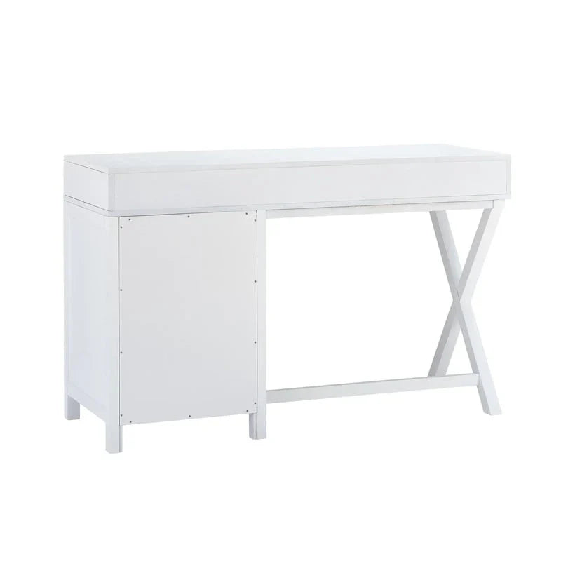 Linon Poppy Side Storage Writing Desk