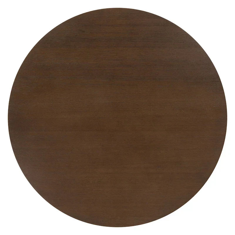SAFAVIEH Couture Meiko 46-Inch Round Dining Table - Dimensions: 46" W x 46" D x 30" H