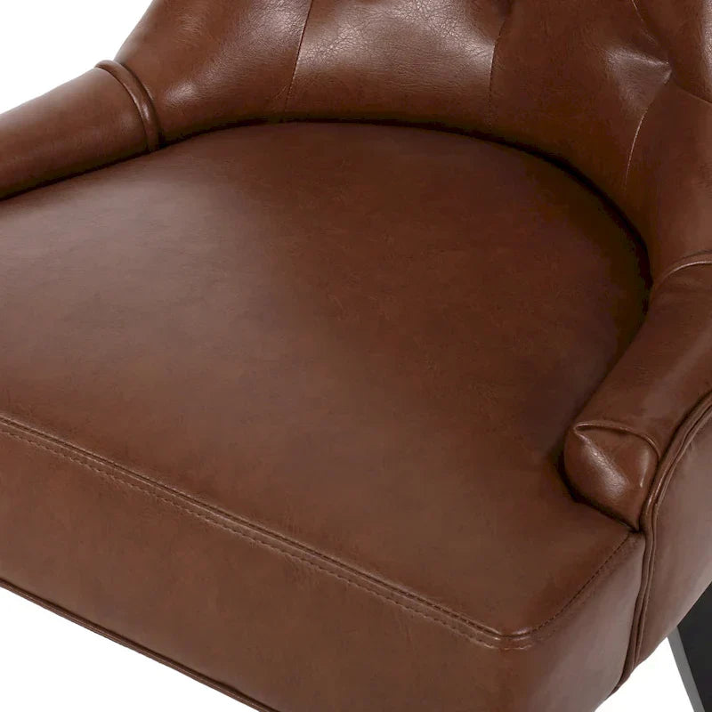 Set of 2 Cheney Tufted Dining Chairs by Christopher Knight Home