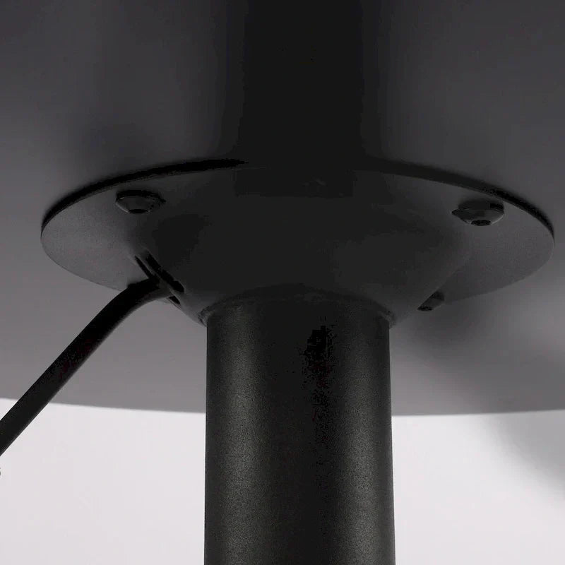 Height Adjustable 360° Swivel Round Pub Table - Bar Table 25-35 Inches
