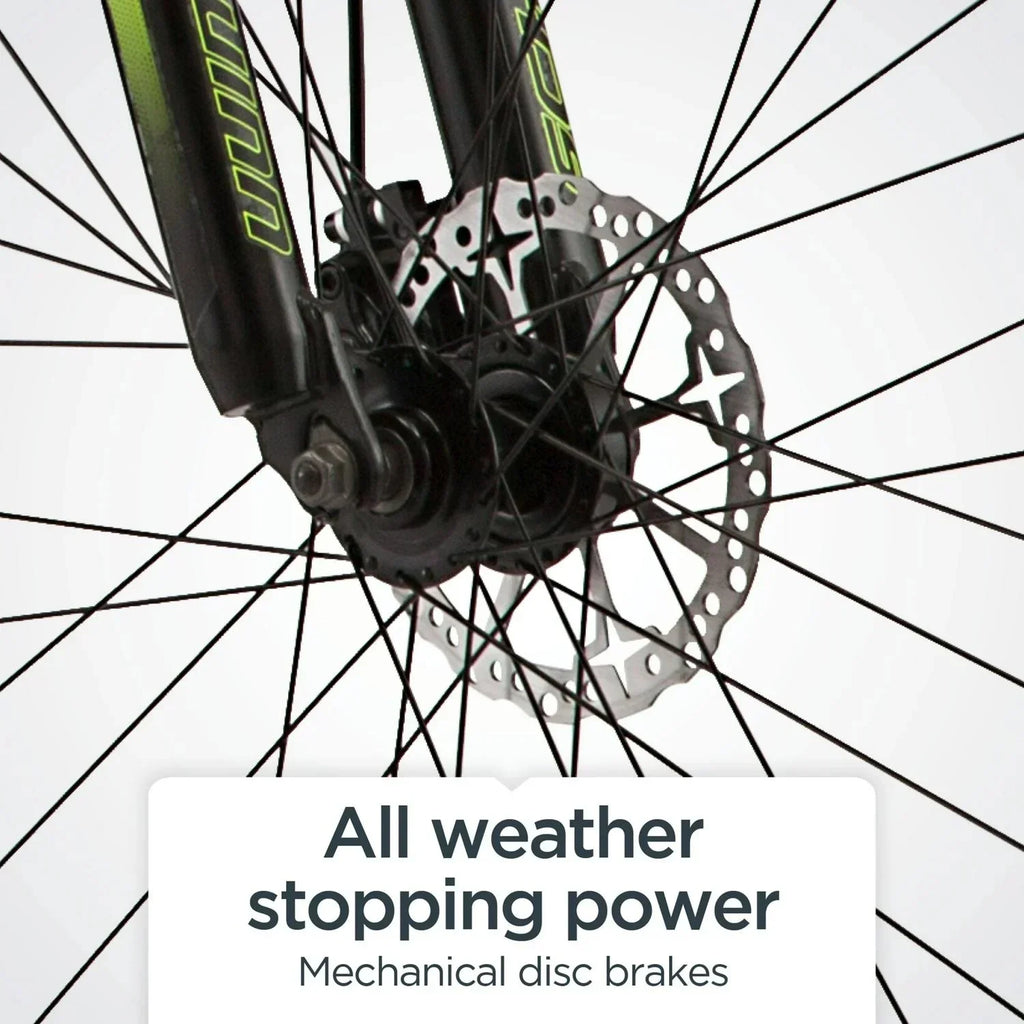 Mountain bike. 26-inch wheels. 21 gears. Men's model. Black.