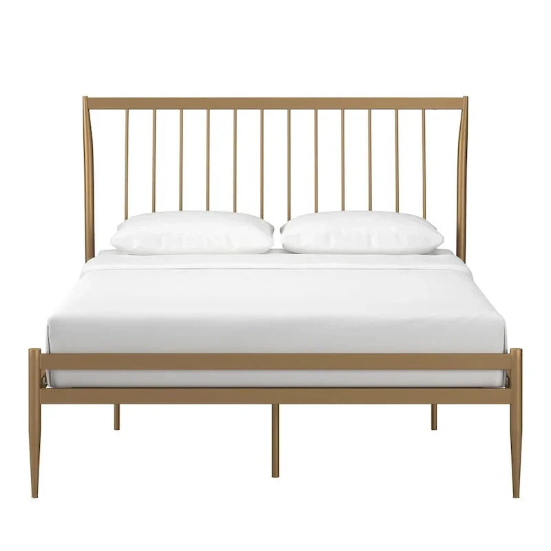 iNSPIRE Q Bold Parkcrest Gold Metal Bed