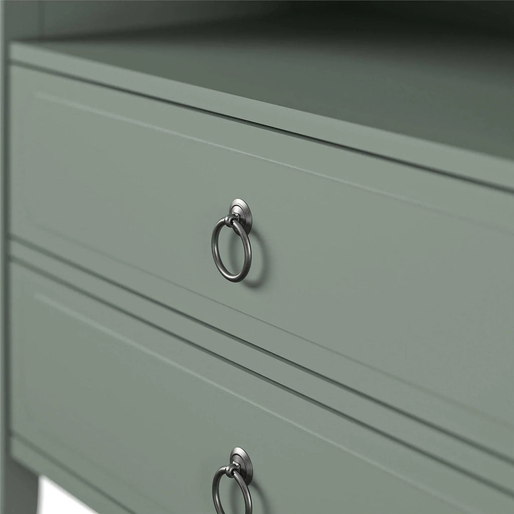 Drawer Nightstand, Green