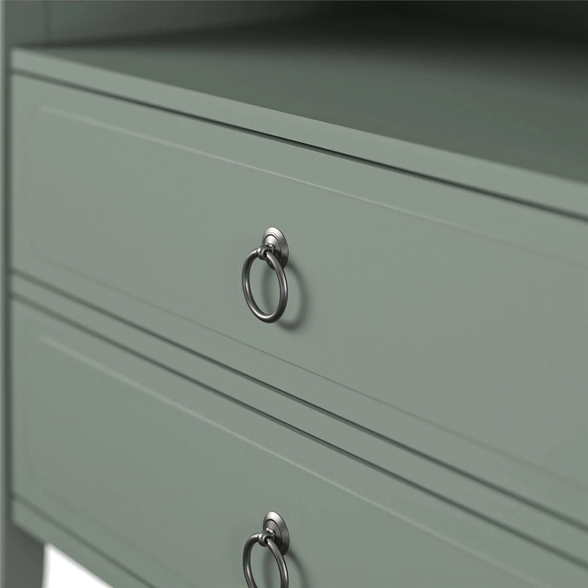 Drawer Nightstand, Green