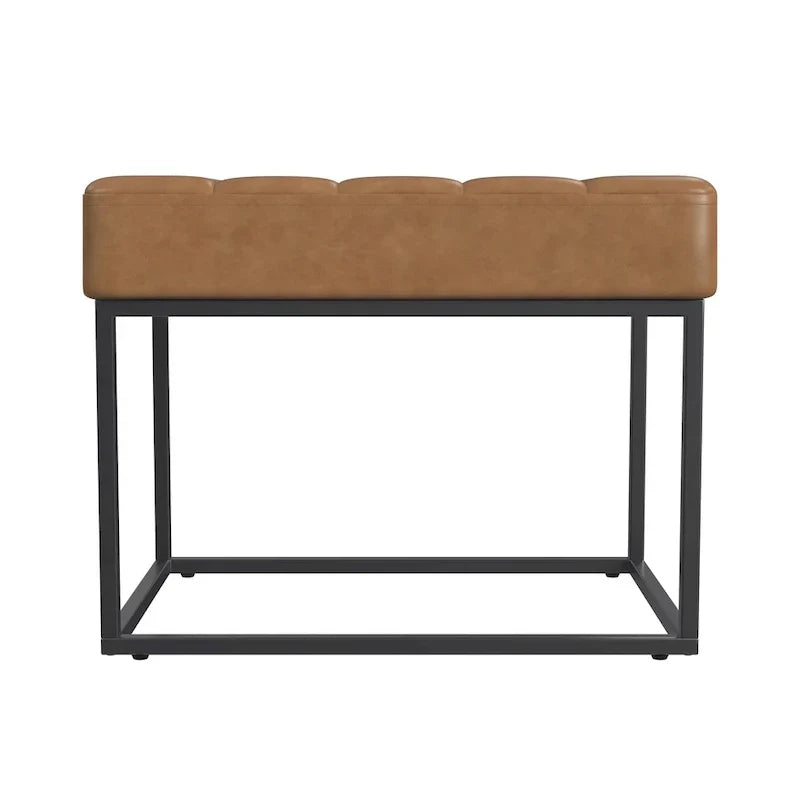 HomePop Theodore Upholstered Ottoman