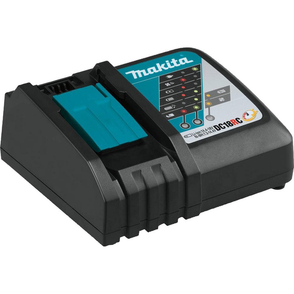 18-Volt LXT Battery and Rapid Optimum Charger Starter Pack (5.0Ah) with bonus 18V LXT Brushless Cut-Off/Angle Grinder BL1850BDC2XAG04