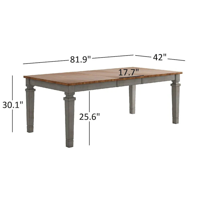 iNSPIRE Q Classic Elena Extendable Solid Wood Dining Table
