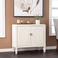 SEI Furniture Taborley Antique White Double-Door Accent Cabinet" can be rewritten as:"SEI Furniture Taborley Antique White Double-Door Accent Storage Cabinet
