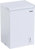 FRIGIDAIRE EFRF5003-BLACK Chest Deep Freezer-Garage-Ready, 5.0 Cu.