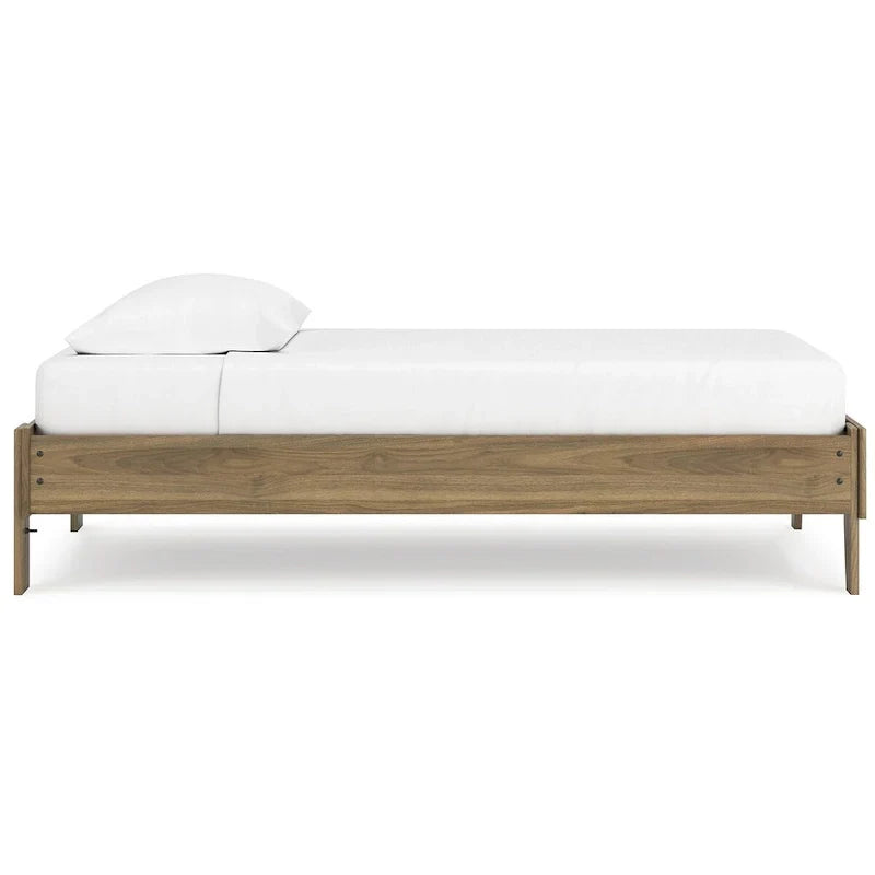 Signature Design by Ashley Deanlow Honey Wood Platform Bed