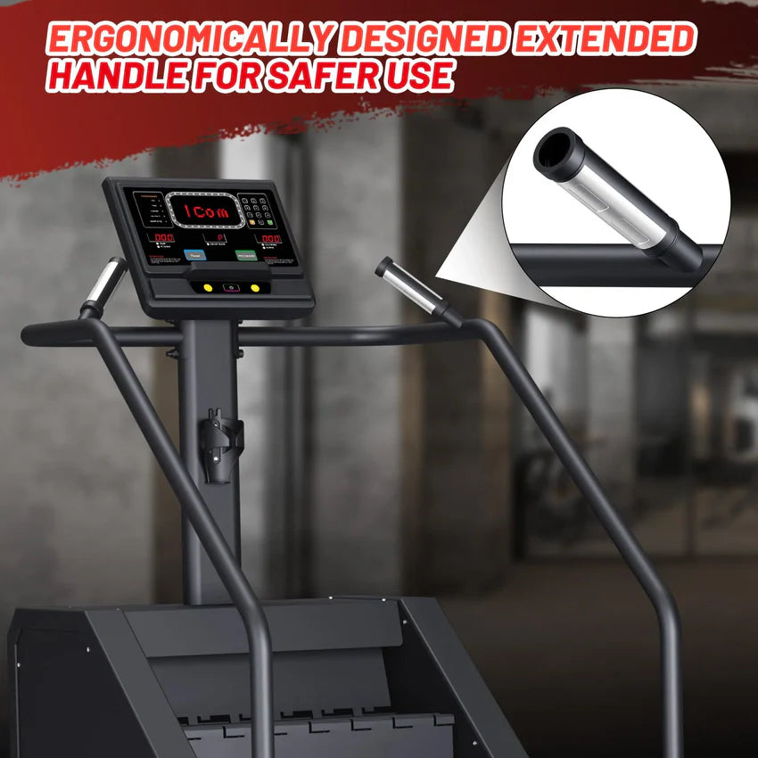 2025 Stepper Machine, Stair Stepper with LED Screen, Commercial Grade Stair Climber,Fitness Equipment with 15 Resistance Levels, 451LBS, 24-164 Steps/Minute,Black