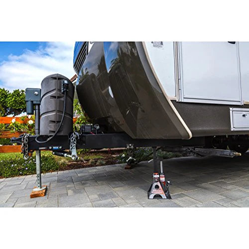 Powerbuilt 3 Ton, Bottle Jack and Jack Stands in One, 6000 Pound Capacity