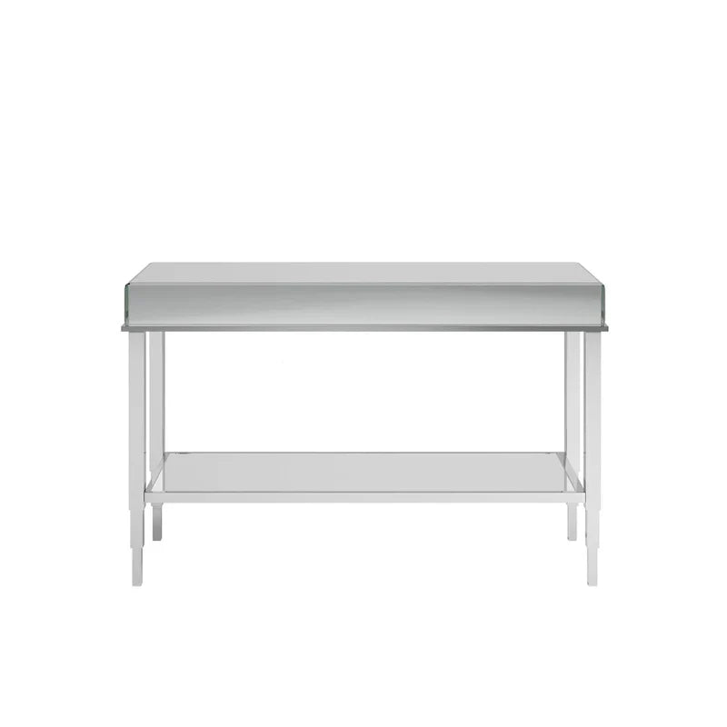 iNSPIRE Q Bold Camille Mirrored Console Table TV Stand with Drawer