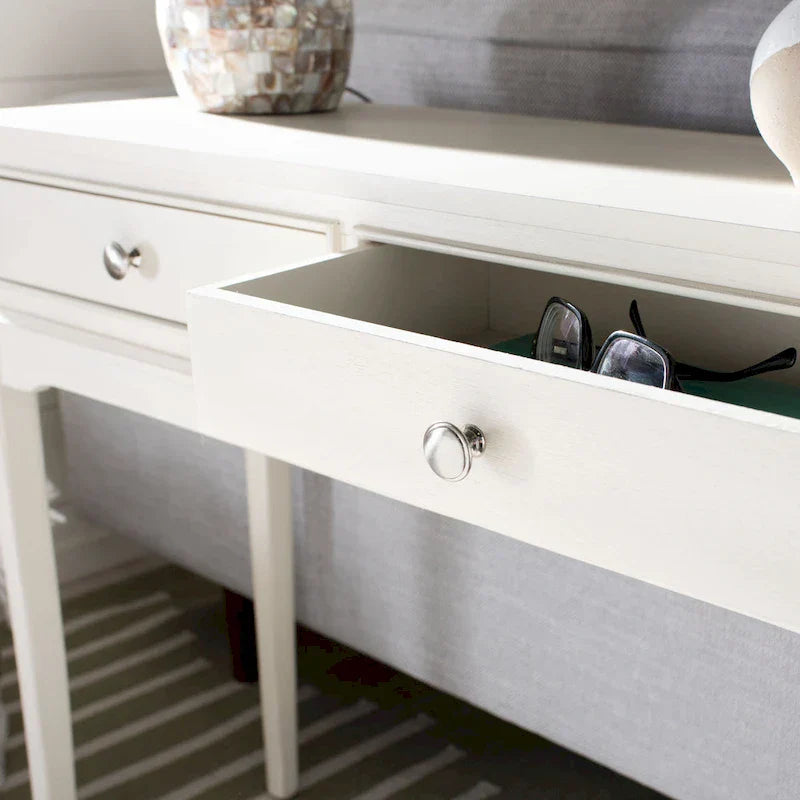 SAFAVIEH Affie 2-Drawer Console Table - Dimensions: 35.5" W x 13" D x 29.5" H