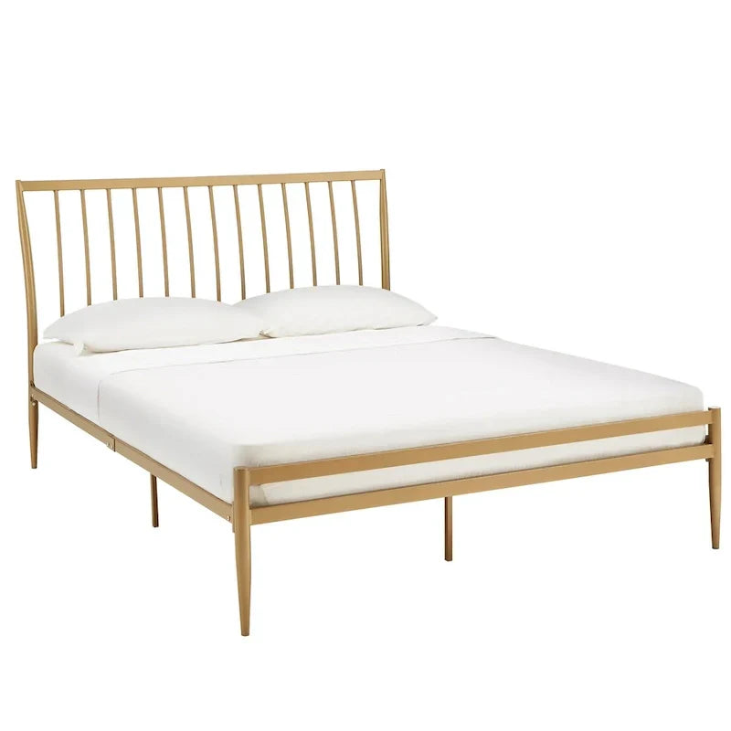 iNSPIRE Q Bold Parkcrest Gold Metal Bed