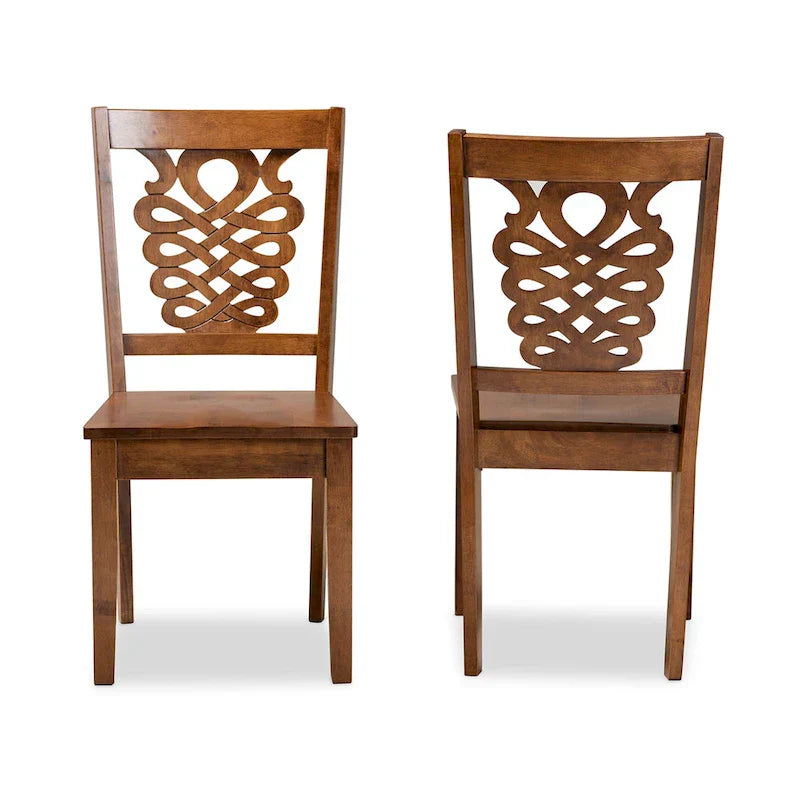 Gervais Modern Transitional 2-Piece Dining Chair Set