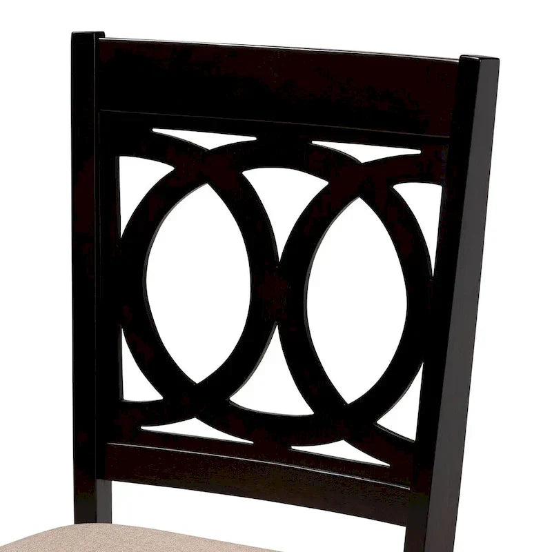 Kara Contemporary 5-Piece Wooden Dining Set