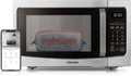 TOSHIBA 4-in-1 ML-EC42P(SS) Countertop Microwave Oven, Smart Sensor, Convection, Air Fryer Combo, Mute Function, Position Memory 13.6" Turntable, 1.5 Cu Ft, 1000W, Silver