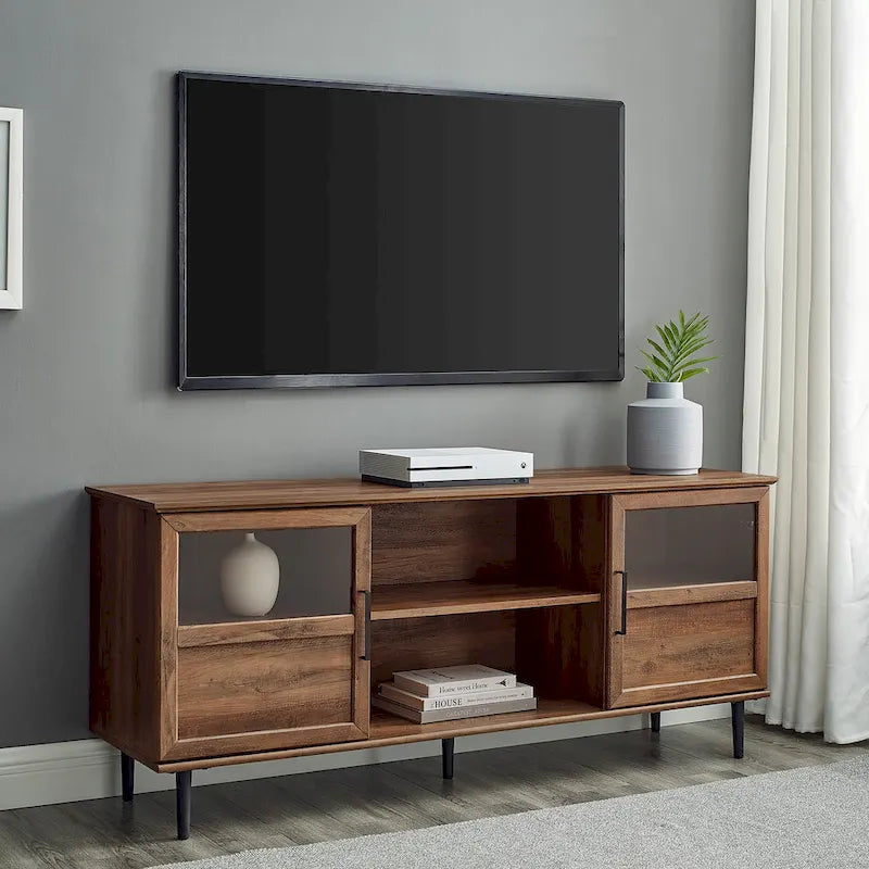 Middlebrook Jularbo 58-Inch Dual-Door Split Panel TV Stand