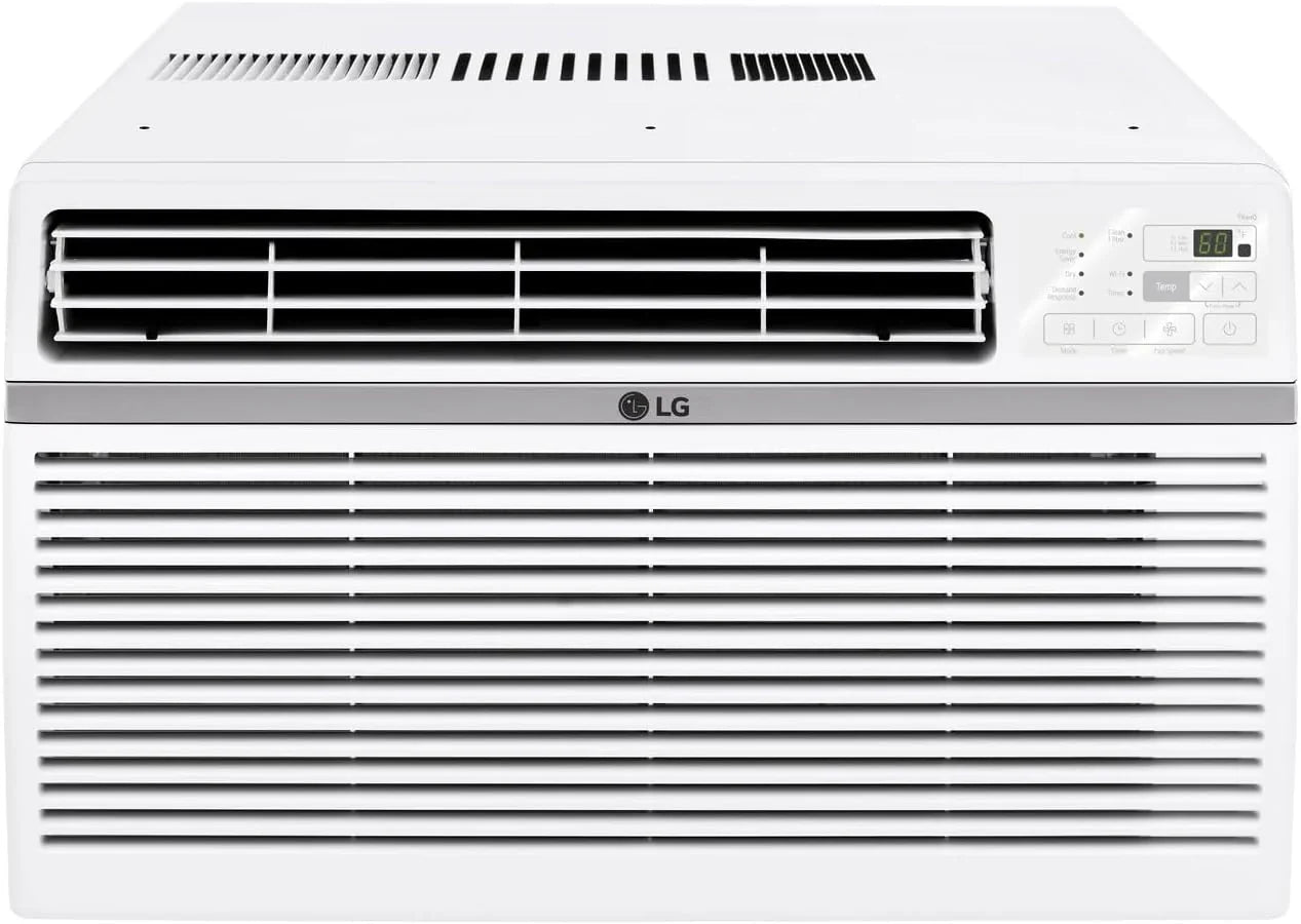 LG 6,000 BTU Window Air Conditioner, 115V, Cools 250 Sq.Ft. for Bedroom, Den