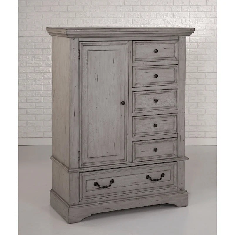 Lakewood Vintage-Inspired Gentleman's Chest of Drawers