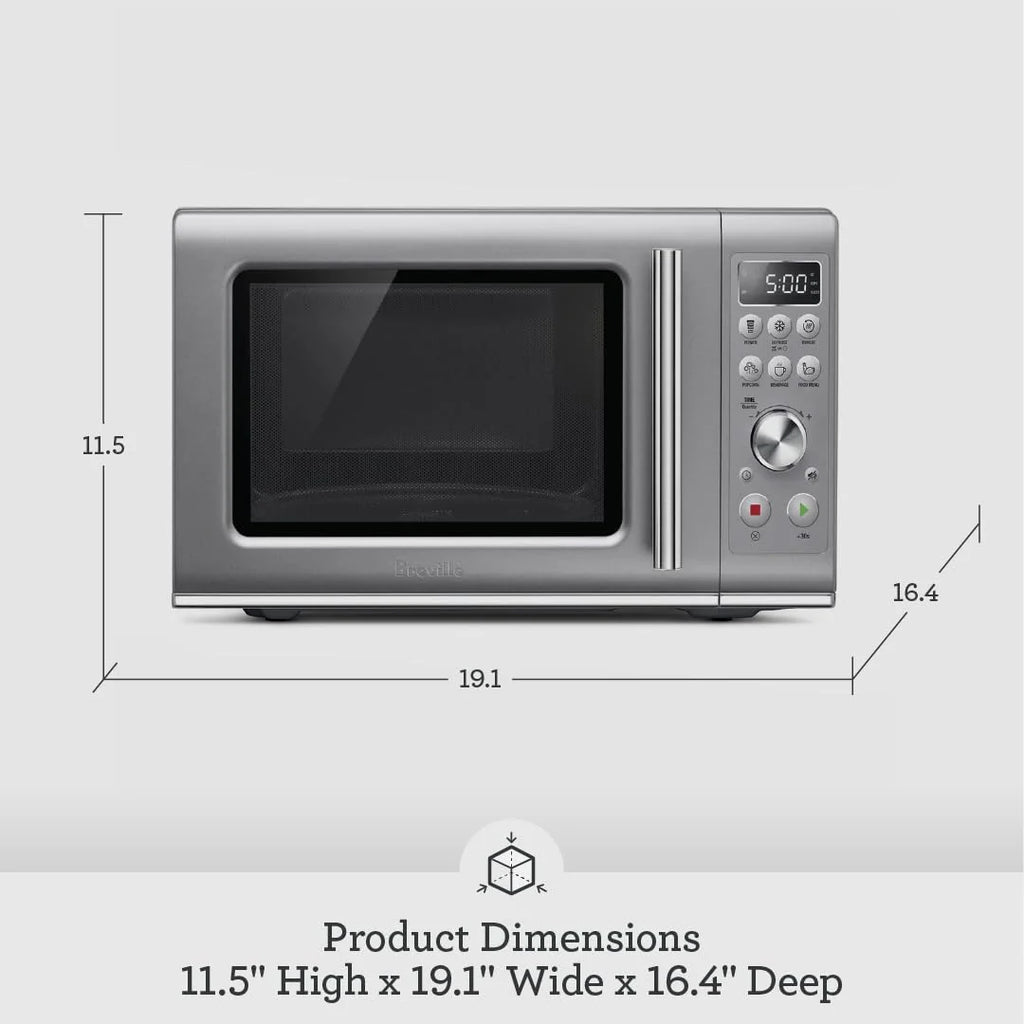 Breville BMO650SIL1BUC1 Compact Countertop Microwave