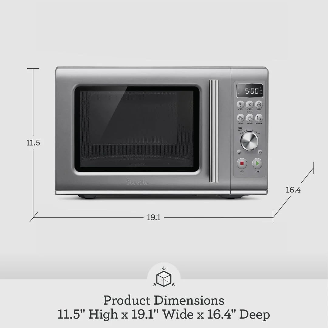 Breville BMO650SIL1BUC1 Compact Countertop Microwave