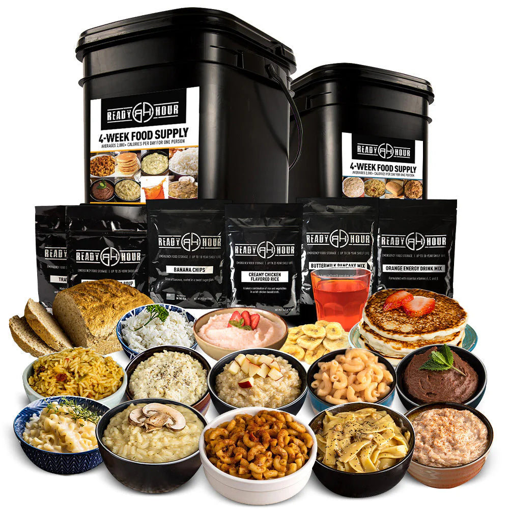 4-Week Emergency Food Supply (2,000+ calories/day)  sgtnighsdesigns